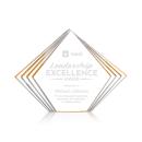 Crawford Gold Diamond Acrylic Award