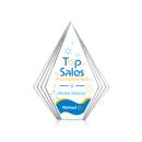 Brantley Full Color Clear Diamond Acrylic Award