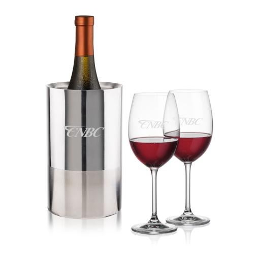 Corporate Gifts - Barware - Wine Accessories - Wine Coolers - Catania Wine Cooler & Coleford Wine Set