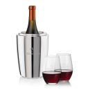 Pescara Wine Cooler & Vale Stemless Wine Set