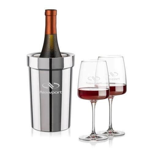 Corporate Gifts - Barware - Gift Sets - Milano Wine Cooler & Dunhill Wine Set