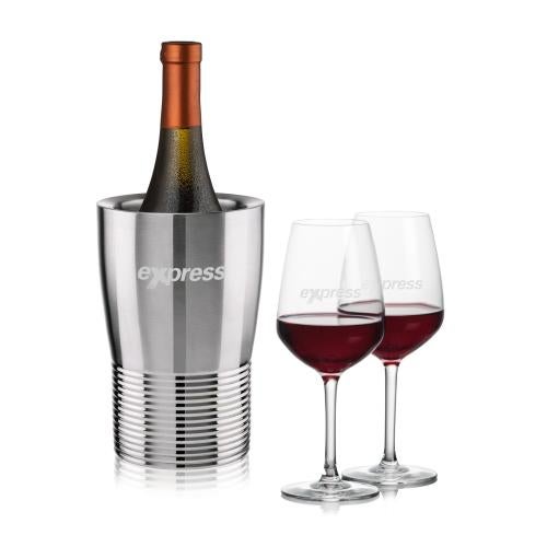 Corporate Gifts - Barware - Wine Accessories - Wine Coolers - Genoa Wine Cooler & Mandelay Wine Set