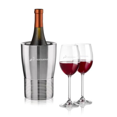 Corporate Gifts - Barware - Wine Accessories - Wine Coolers - Genoa Wine Cooler & Naples Wine Set