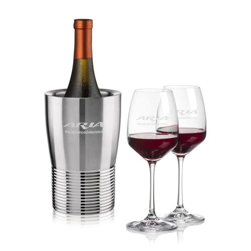 Corporate Gifts - Barware - Wine Accessories - Wine Coolers - Genoa Wine Cooler & Oldham Wine Set