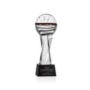 Serenity Black on Grafton Base Globe Glass Award