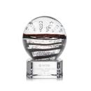 Serenity Clear on Paragon Base Globe Glass Award