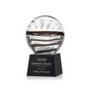 Serenity Black on Robson Base Globe Glass Award