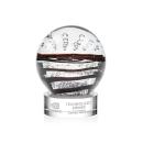 Serenity Clear on Stanrich Base Globe Glass Award