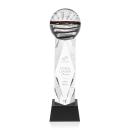 Serenity Black on Toscana Base Globe Glass Award