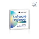 Upton Square Full Color Clear Square / Cube Crystal Award