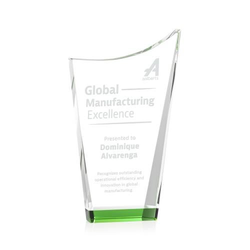 Awards and Trophies - Crystal Awards - Burnett Green Peaks Crystal Award