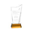 Burnett Amber on Newhaven Base Peaks Crystal Award