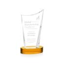 Burnett Amber on Alberton Base Peaks Crystal Award