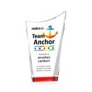 Burnett Full Color Red Peaks Crystal Award