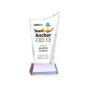 Burnett Full Color Prismatic on Newhaven Base Peaks Crystal Award