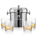 Milano Ice Bucket & Whitlock On-the-Rocks Set
