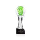 Vortex Black on Grafton Base Globe Glass Award