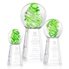 Vortex Clear on Novita Base Globe Glass Award - Glass Awards