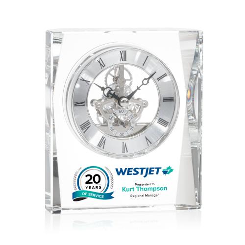 Corporate Gifts - Clocks - Rupert Full Color Clock