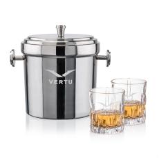 Milano Ice Bucket & Newport On-the-Rocks Set - Barware