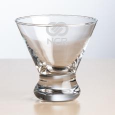 Brisbane Stemless Martini - 8oz - Deep Etch - Barware