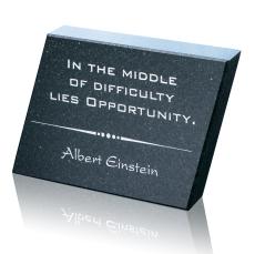 Granite Paperweight - Trapezoid - Desktop Awards