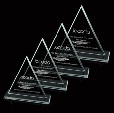 Princeton Jade Pyramid Glass Award - Awards and Trophies
