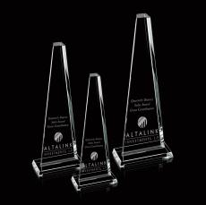 Pinnacle Starfire Towers Crystal Award - Awards and Trophies