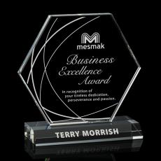 Purcell Polygon Crystal Award - Awards and Trophies