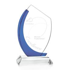 Renoir Peaks Crystal Award - Colored Crystal Awards