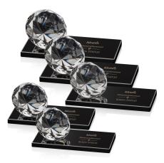 Gemstone Diamond on Black Crystal Award - Diamond Awards