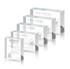 York Rectangle Crystal Award - Awards and Trophies