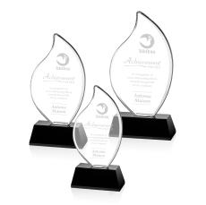 Martinique Black Flame Crystal Award - Awards and Trophies