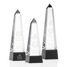 Groove Black Obelisk Crystal Award - Awards and Trophies