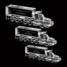 Big Rig Unique Crystal Award - Awards and Trophies