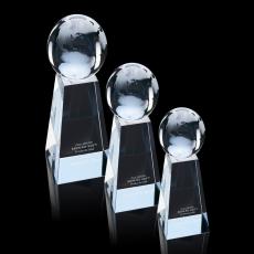 Brunswick Globe Crystal Award - Crystal Awards