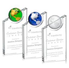 Axis Globe Crystal Award - Awards and Trophies