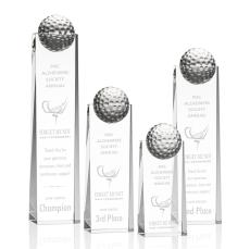 Dunbar Golf Towers Crystal Award - Golf Awards