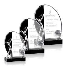 Wadsworth Golf Circle Crystal Award - Awards and Trophies