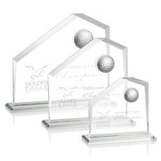 Andover Golf Clear Peaks Crystal Award - Awards and Trophies