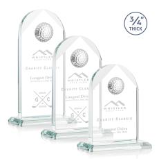 Blake Golf Starfire Globe Crystal Award - Awards and Trophies