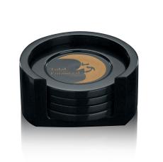 Black Marble Coaster Set - Coasters