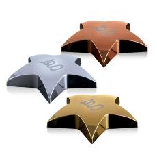 Hollister Star Paperweight - Desktop Awards