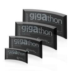 Crescent Grey Crescent Glass Award - Awards and Trophies