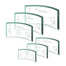 Crescent Jade Crescent Glass Award - Crystal Awards