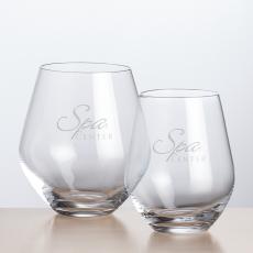 Reina Stemless Wine - Deep Etch - Barware