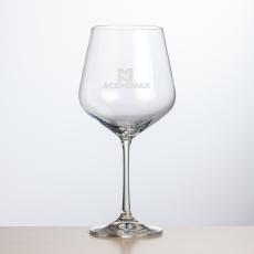 Breckland Burgundy Wine - Deep Etch - Barware