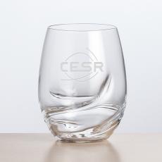 Bartolo Stemless Wine - Deep Etch - Barware