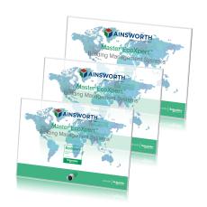 Cantebury Horizontal Full Color Rectangle Crystal Award - Awards and Trophies