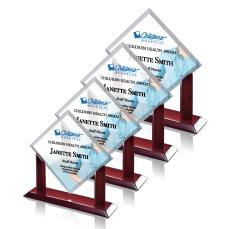 Carradine Full Color Diamond Crystal Award - Diamond Awards